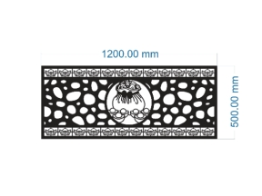 File cnc thiết kế lan can thỏi vàng