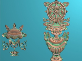 File cnc thiết kế lô cửa bát bảo nhà chùa