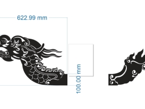 File cnc thiết kế rồng bản vẽ dxf mới
