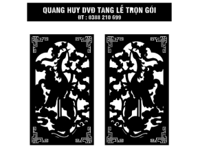 File cnc thiết kế sen hạc trên xe tang