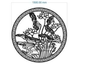 File cnc thiết kế sen tròn mới nhất