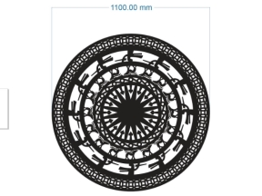File cnc thiết kế trống đồng tròn