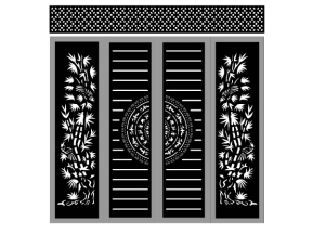 File cnc trống đồng trúc đẹp mắt