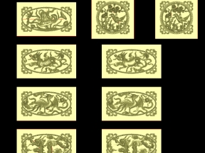 File cnc tứ linh trang trí cực nét