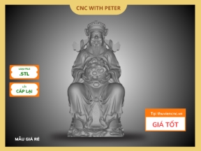 File CNC Tượng Thần Tài Ngồi Đẹp - STL 3D - Mới