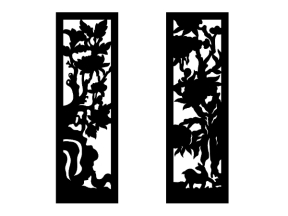 File cnc vách cửa sắt cúc