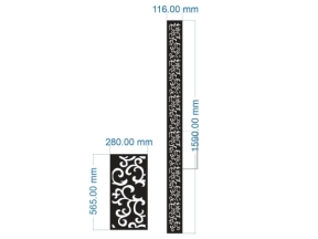 File cnc vách hoa văn  đặc biệt