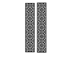 File cnc vách ngăn 2 kt đơn giản