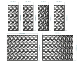 File cnc vách ngăn 3 kt dxf