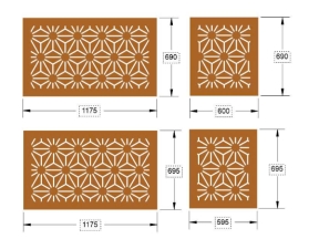 File cnc vách ngăn đơn giản 4 kích thước xây dựng