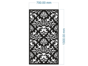 File cnc vách ngăn phong cách