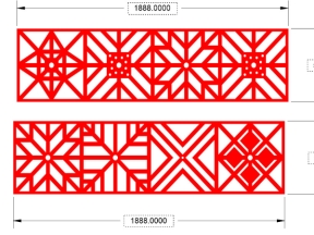 File cnc vách ngăn trên cad