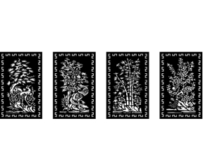 File cnc vách tứ quý tứ quý mới