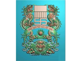 File cnc Ván Rồng Chầu Sư Tử