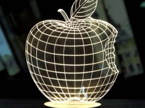 File corel đèn led quả táo đẹp