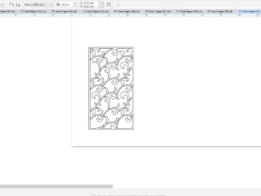 File Corel mẫu Vách ngăn CNC thiết kế tinh xảo