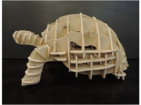 File corel mô hình rùa vàng rất đẹp, có hướng dẫn lắp đặt chi tiết