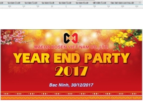 File corel Tiệc tất niên 2017