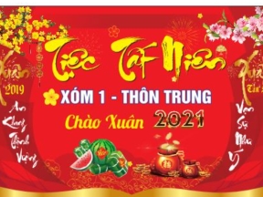 File corel tiệc tất niên xóm