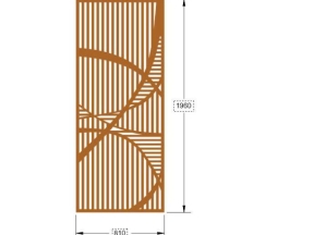 File cửa sắt cổng 1 cánh đơn giản dxf