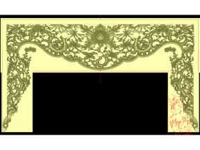 File cửa võng cúc mai đẹp mắt jdpaint