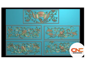 File cuốn thư tứ đồ nhà gỗ