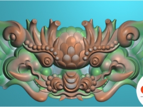 File đầu hổ phù chắp cnc