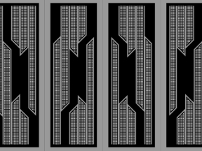 File dwg cổng 4 cánh  đặc biệt