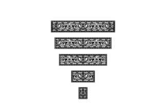File dxf cnc lan can 5 kích thước