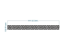File dxf cnc thiết kế diềm đơn giản