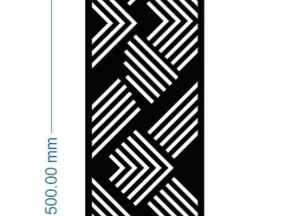 File dxf vách cổng mẫu họa tiết chéo cnc đẹp mắt