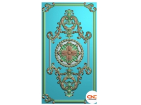 File Hoa lá tây ván tường cnc jdp
