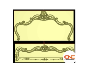File jdp giường hoa lá tây cnc