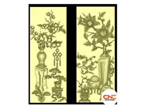 File jdp tứ bình nhỏ đào lựu