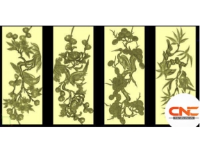 File jdpaint cảnh tứ quý nhỏ