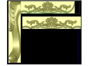 File jdpaint chân ghế ăn hoa lá tây