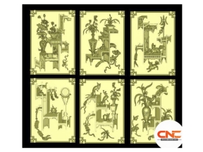 File jdpaint cửa nhà gỗ Đông Bích 6 cánh