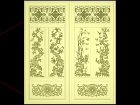 File jdpaint cửa nhôm đúc tứ quý