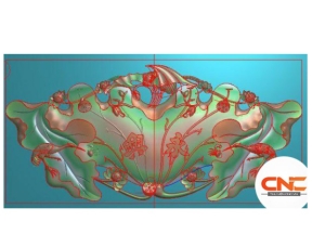 File jdpaint cuốn thư sen đẹp mắt
