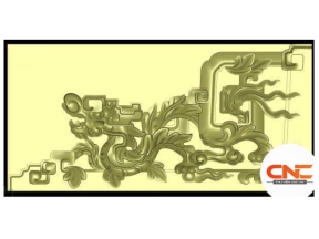 File jdpaint góc triện rồng lá tây