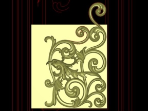 File jdpaint hoa góc nhôm đúc