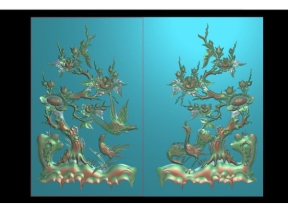 File jdpaint hoa hồng chim công đẹp