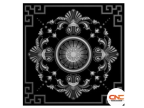 File jdpaint hoa lá tây ốp cửa đẹp mắt