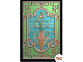 File jdpaint lô cửa triện sen