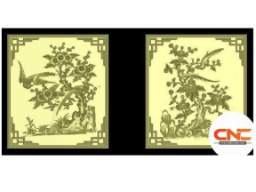 File jdpaint lô cửa tùng cúc trúc mai tứ quý