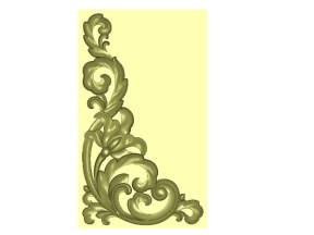 File jdpaint mẫu Hoa góc CNC lá tây đẹp nhất