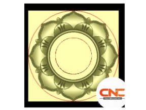 File jdpaint ô hoa đèn trần gỗ