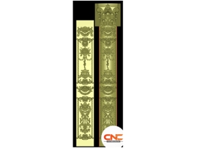 File jdpaint ốp cột kèm đấu lá tây