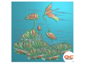 File jdpaint sen hạc đẹp mắt 2025