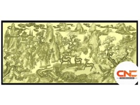 File jdpaint tranh hươu tùng đẹp mắt 2025